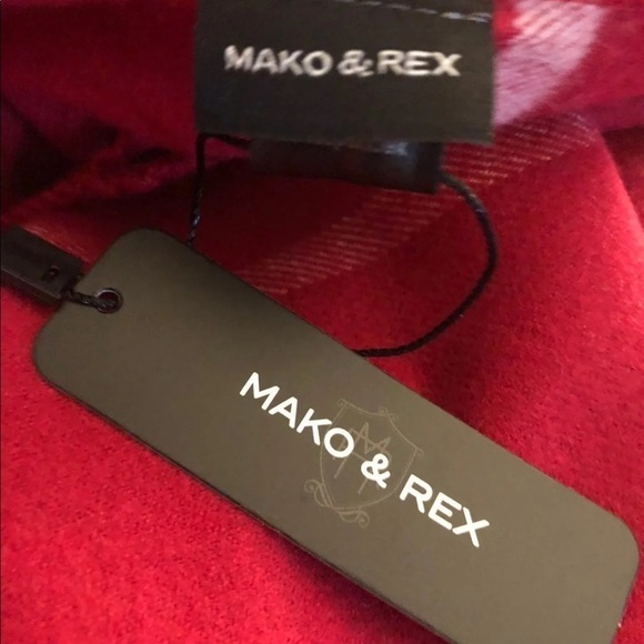 NWT‎ Scarf Mako  & Rex red - Picture 6 of 10
